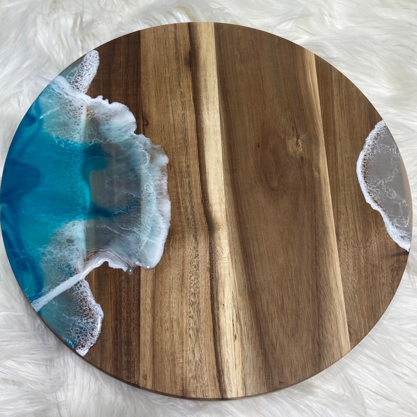 Ocean Waves Lazy Susan