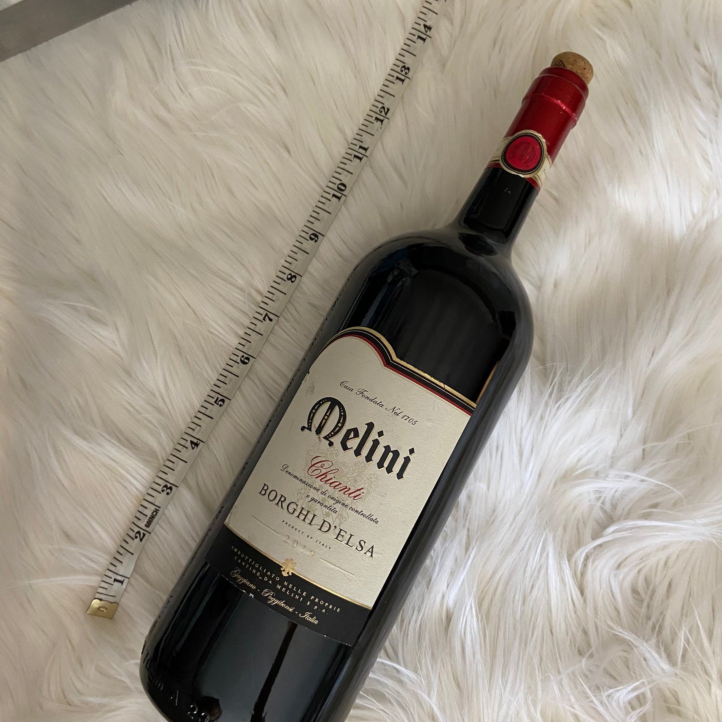 Marble Effect Balancing Bottle Holder
