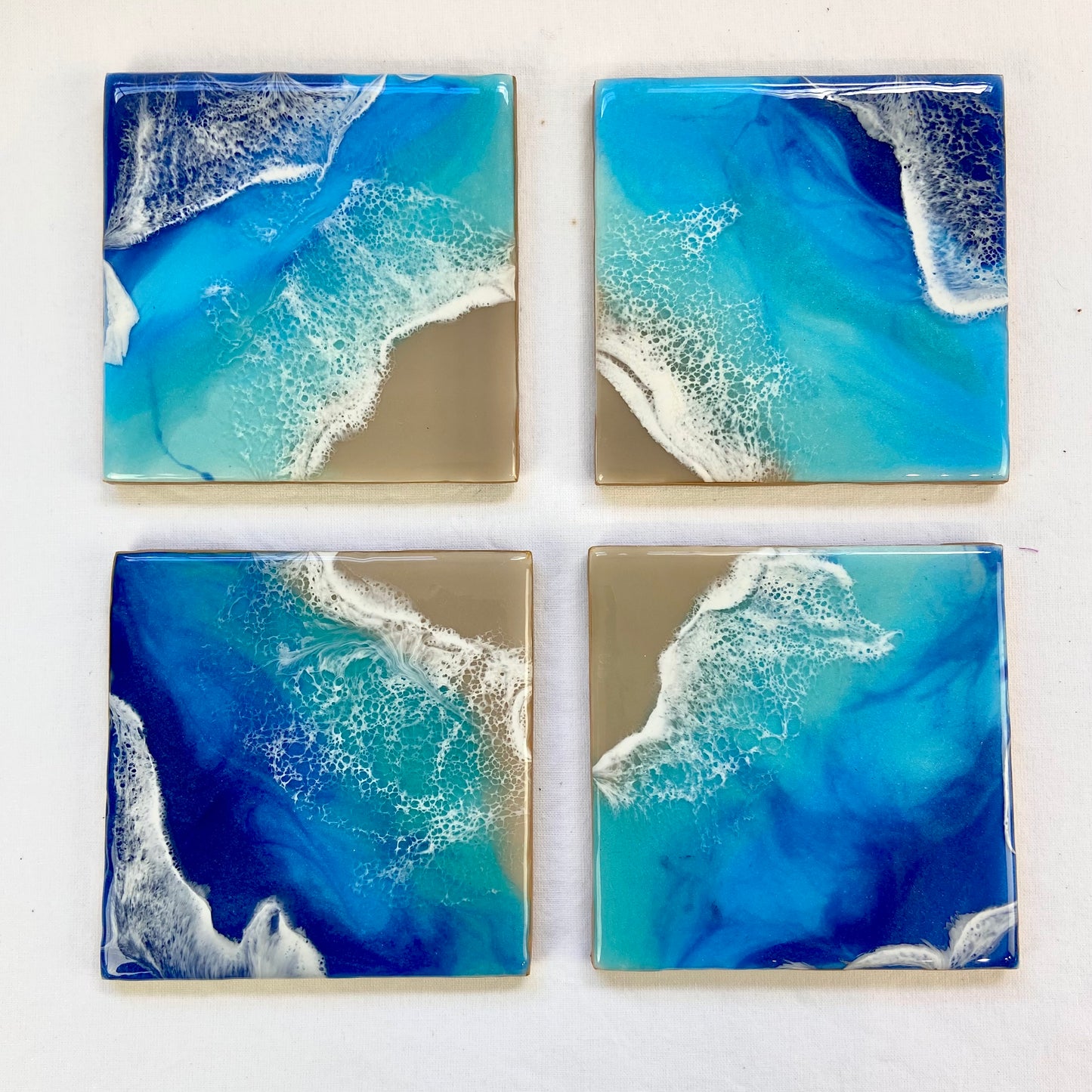 Square Beach Coasters