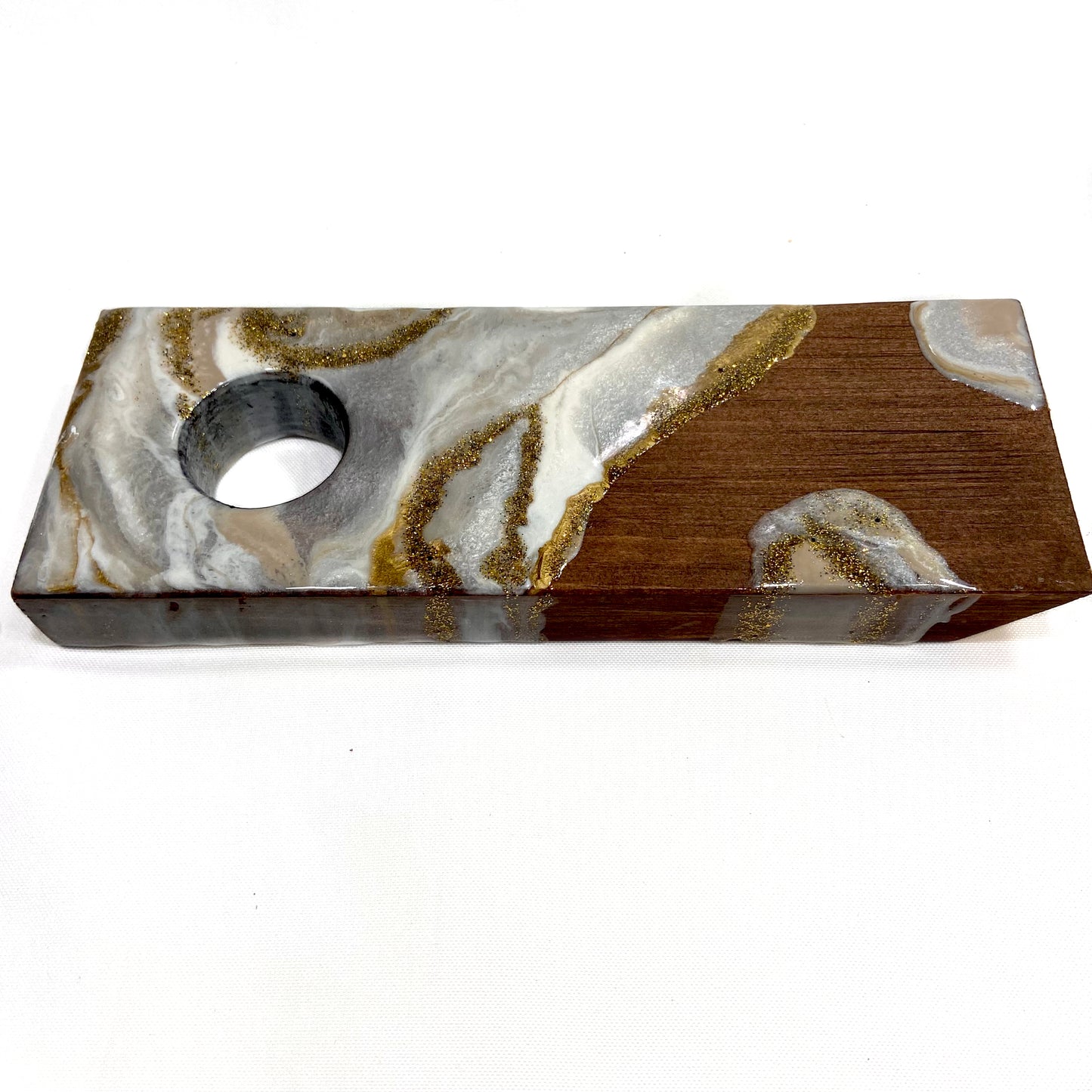 Marble Effect Balancing Bottle Holder