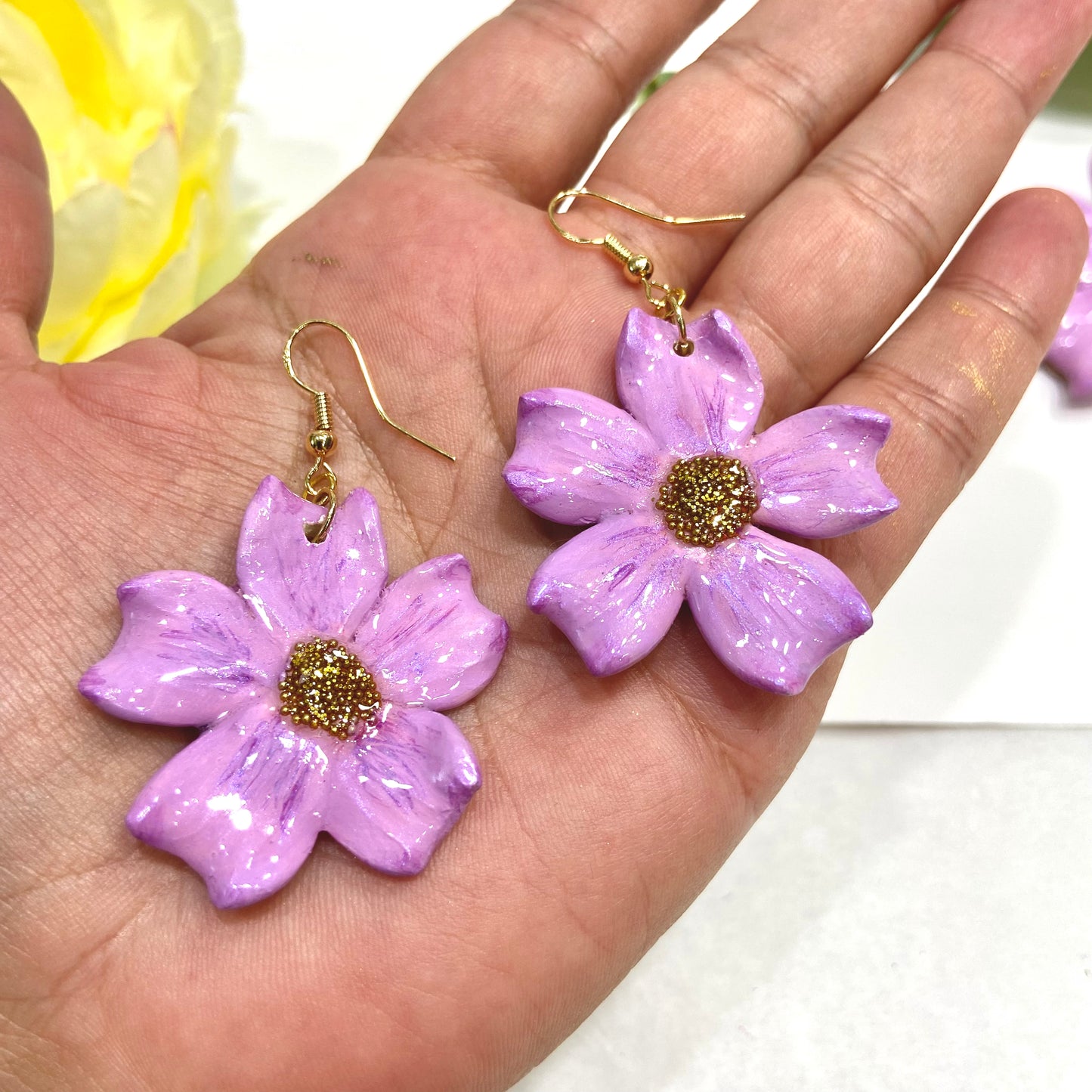 Cherry Blossom Drop Earrings