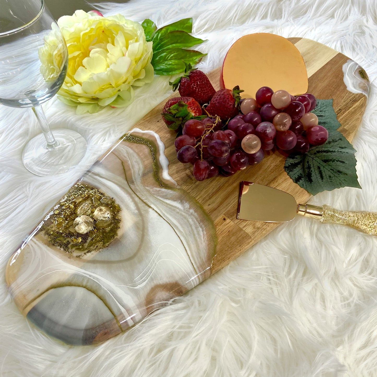 Marble Serving Board