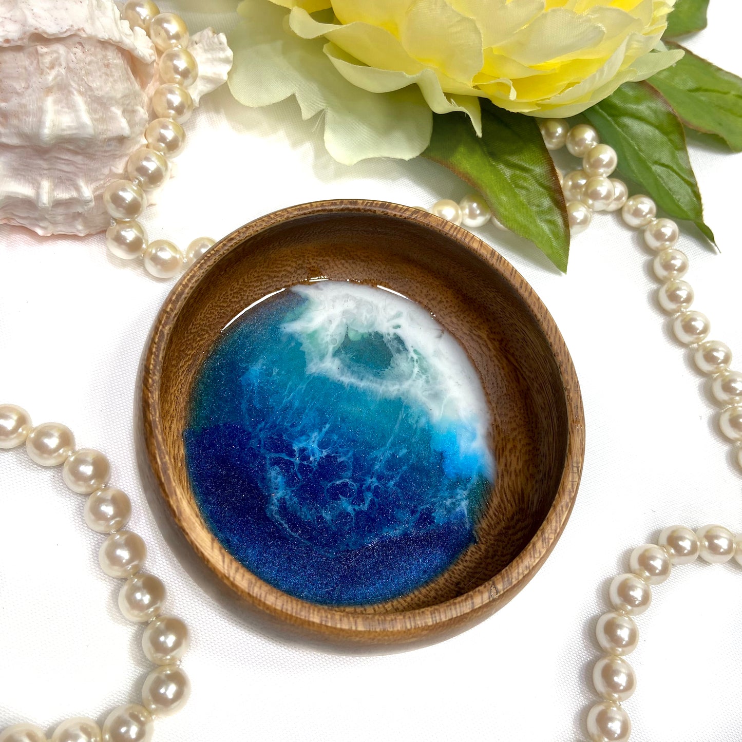 Round Ring Dish - Ocean