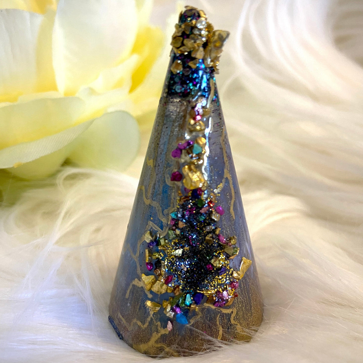 geode ring holder - Mamota Creative