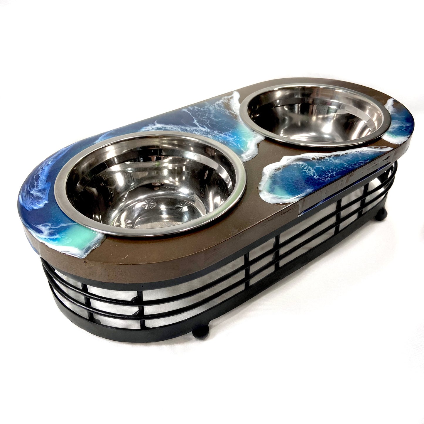 Double Dog Bowl - Ocean