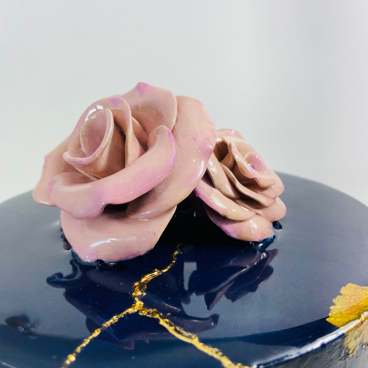 Midnight Bloom Kintsugi Keepsake Box