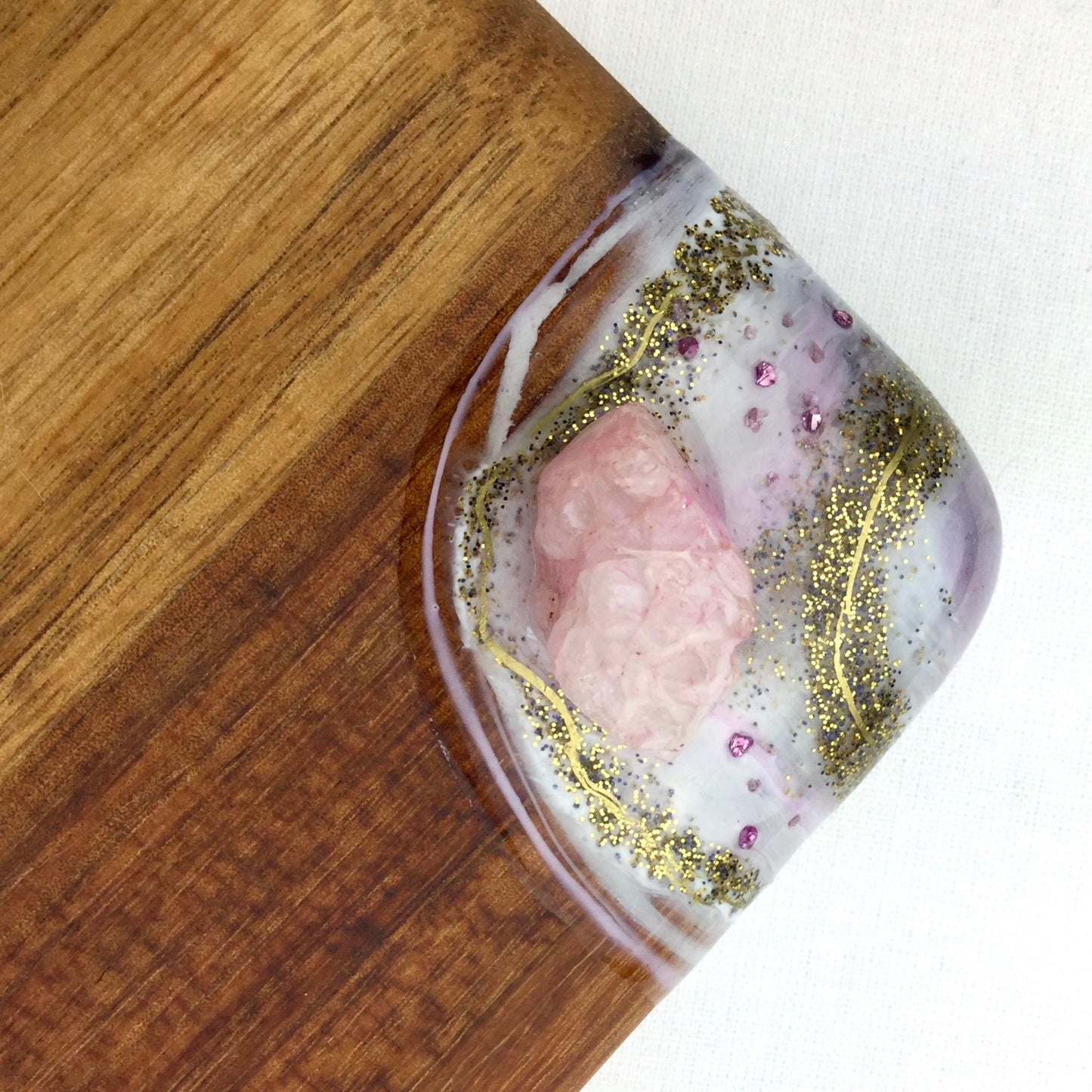 Diva Pink Geode Serving Board