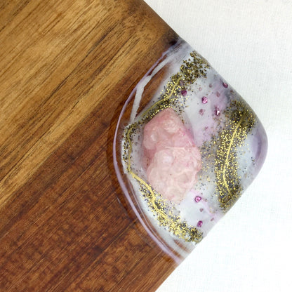 Diva Pink Geode Serving Board